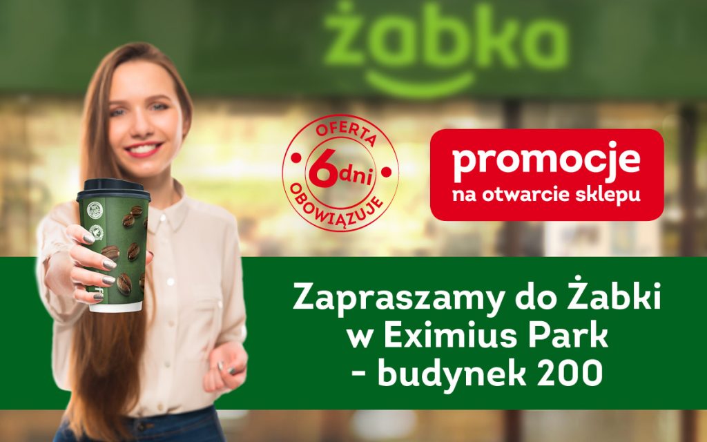 Żabka w&nbsp;Eximius Park w&nbsp;budynku 200