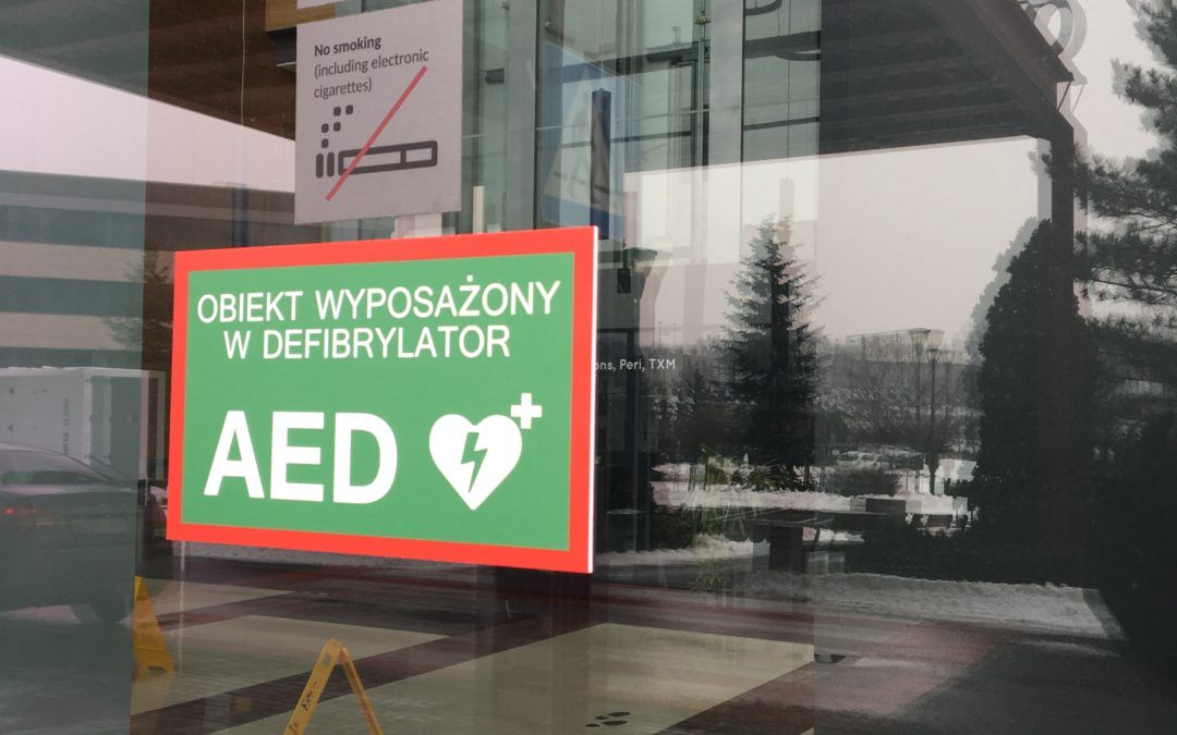 We have equipped all our office buildings with defibrillators